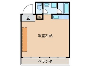 ノイエシュトラッセ山木田ビルの物件間取画像